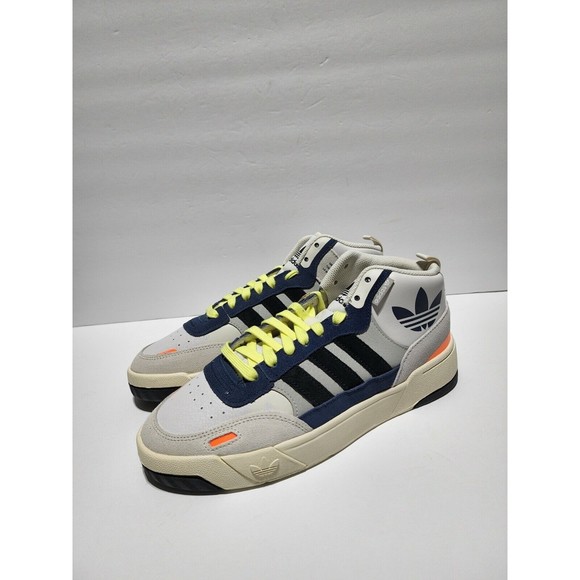 Adidas Originals Post UP Cloud White Navy Blue  Basketball Shoes H00173 Size 8.5 - Picture 3 of 12